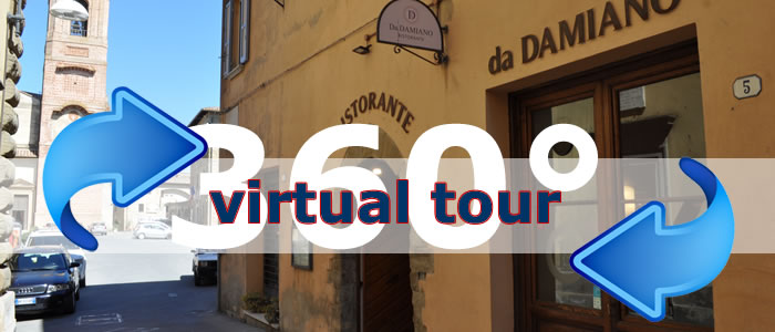 Click per visualizzare il Virtual Tour di Da Damiano Ristorante