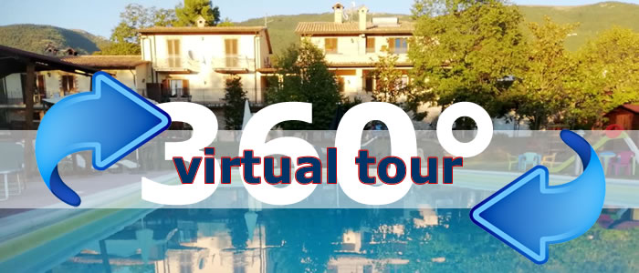 Click per visualizzare il Virtual Tour di La Sorgente del Subasio Apartments