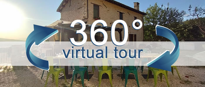 Click per visualizzare il Virtual Tour di La Tana Del Riccio B&B Home Restaurant