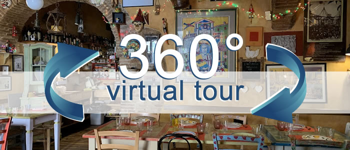 Click per visualizzare il Virtual Tour di Osteria del Matto