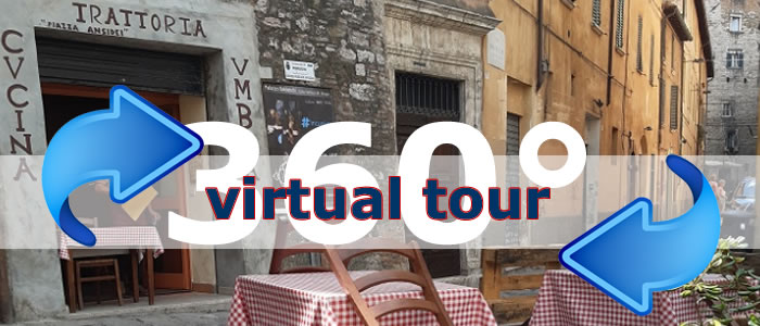 Click per visualizzare il Virtual Tour di Trattoria Piazza Ansidei